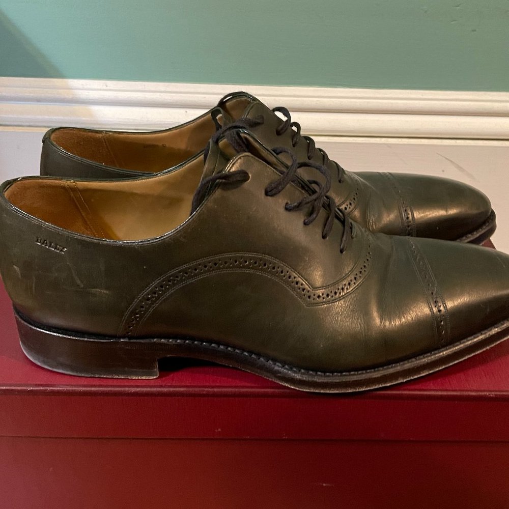 BALLY Men’s Derby shoes in Green. US Size 9D